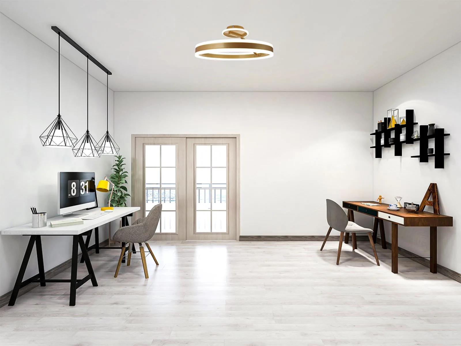 LED stropné svietidlo s diaľkovým ovládačom 85W - TA1307/G – Obrázok 9