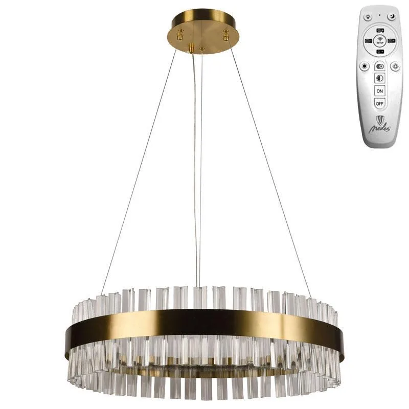 LED krištáľový luster + diaľkový ovládač 50W - J6301/C – Obrázok 2