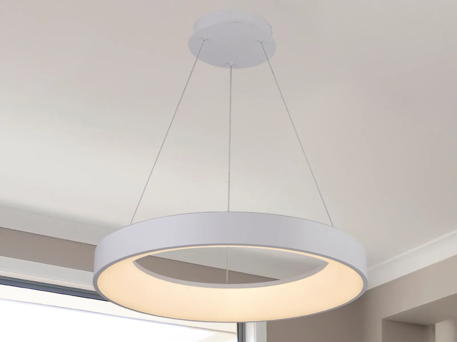 LED závesné svietidlo s diaľkovým ovládačom 45W - J4376/W – Obrázok 12