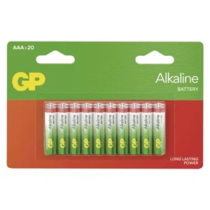 Alkalická batéria GP Alkaline LR03 (AAA), 20 ks