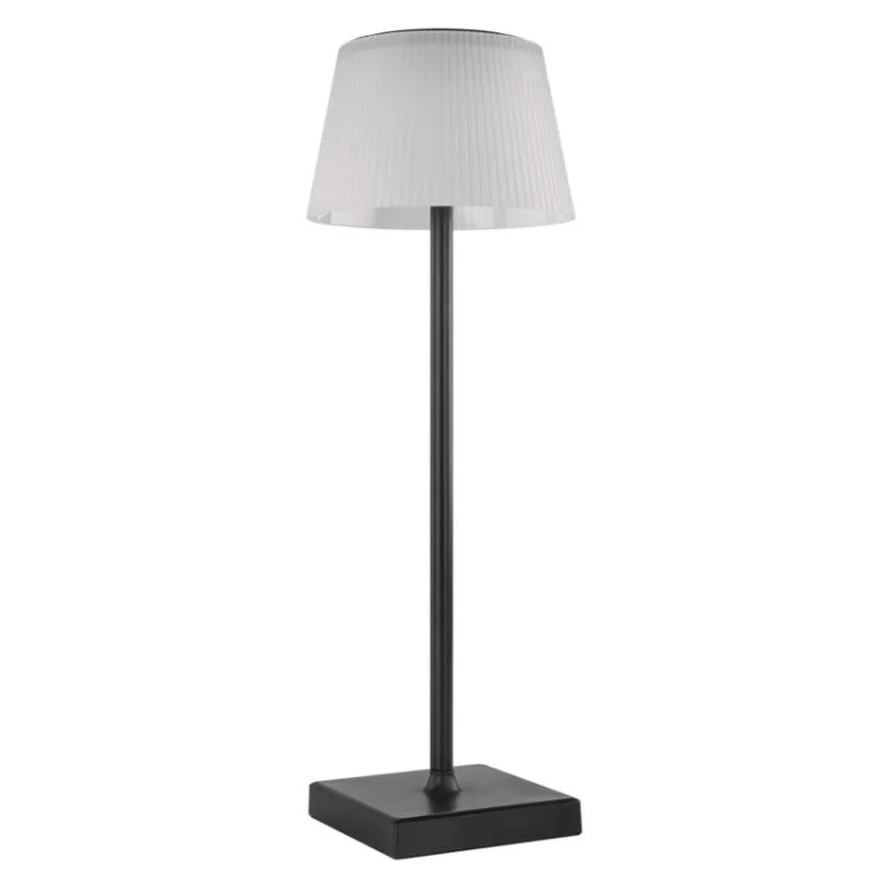 LED stolná lampa KATIE, dobíjacia, čierna – Obrázok 2