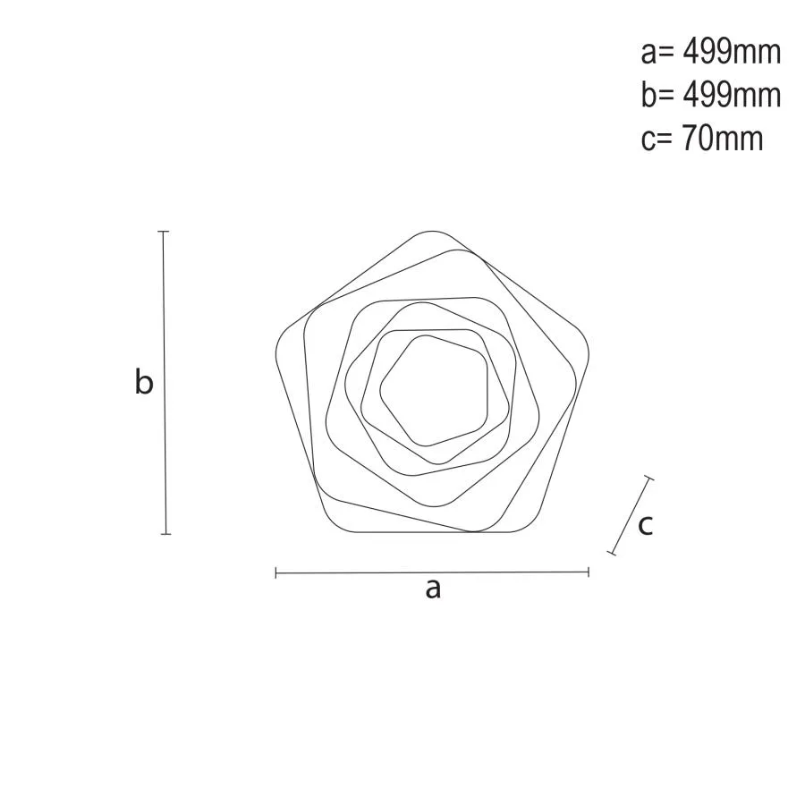 LED stropné svietidlo + diaľkový ovládač 105W - J1306/W – Obrázok 15