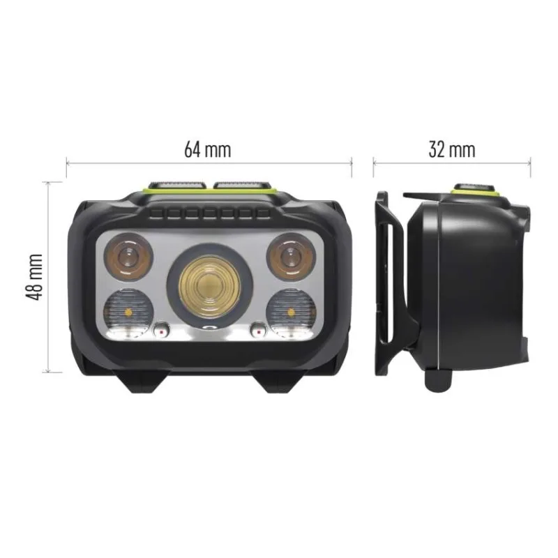 LED nabíjacia čelovka P3546, 550 lm, Li-Pol 1000 mAh / 3× AAA – Obrázok 27