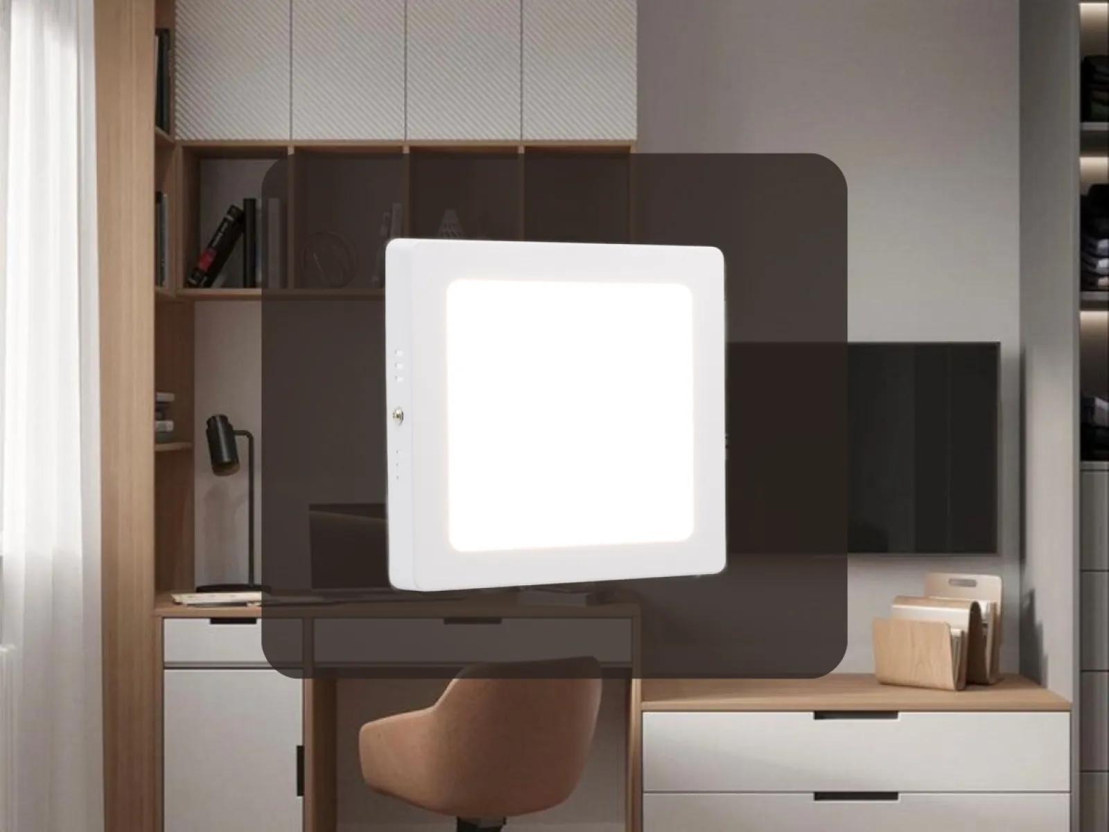 LED prisadený panel 12W / PSSF / SMD / 4000K / WH - LPL423 – Obrázok 2