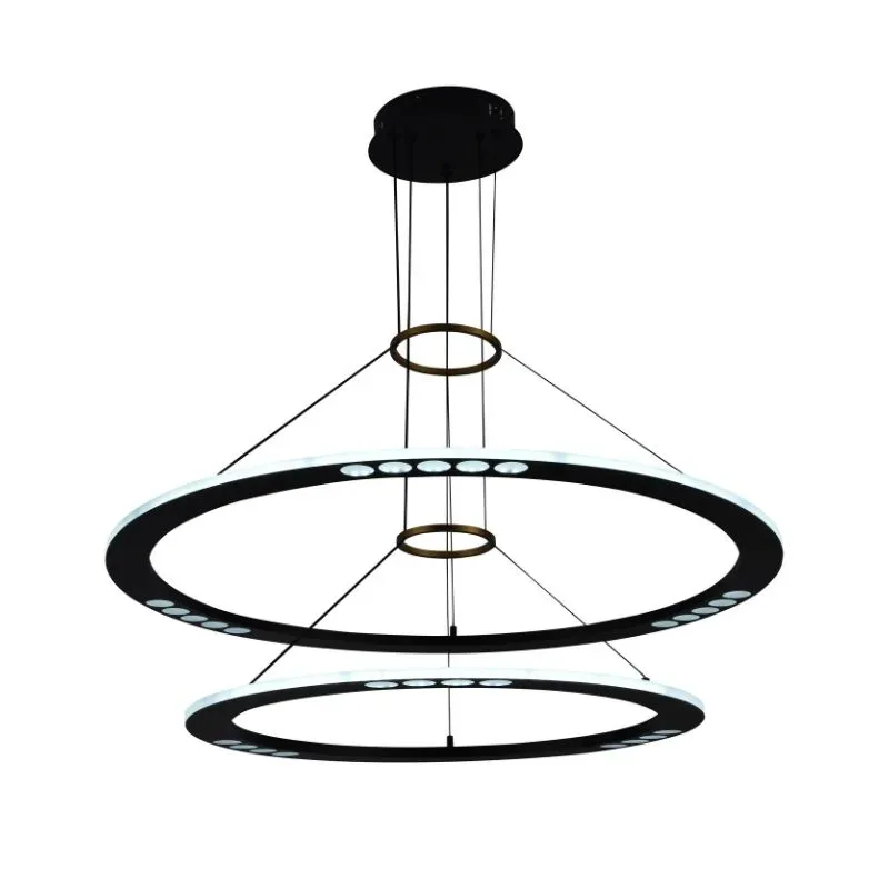 LED závesné svietidlo na lanku + diaľkový ovládač 90W - J7302/B – Obrázok 9