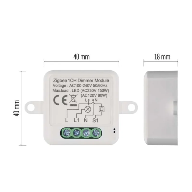 GoSmart modul stmievania IP-2111DZ, ZigBee, 1-kanálový – Obrázok 20