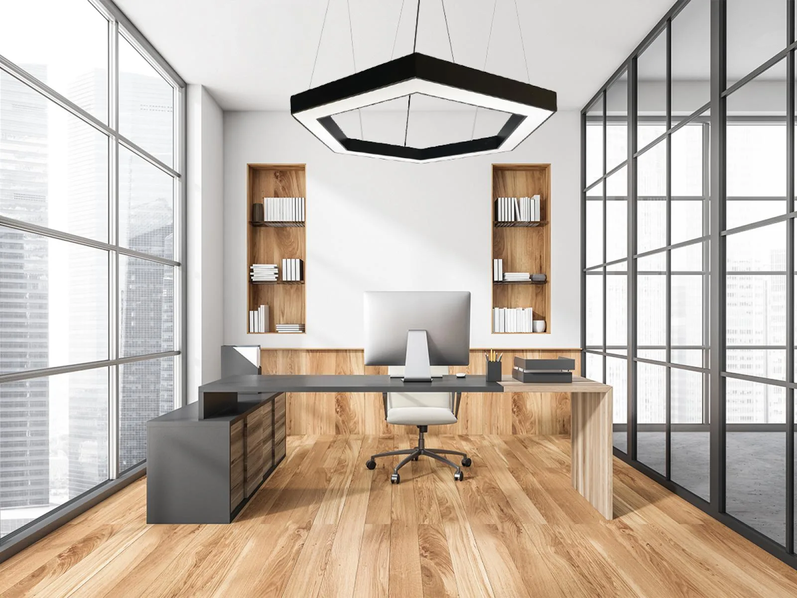 LED závesný luster na lanku 60W / 4000K - LCL7624-H – Obrázok 5