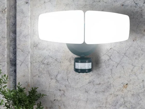 Vonkajší šedý LED reflektor s PIR senzorom 24W / 3000K / 4000K / 6000K - LFX225 – Obrázok 16