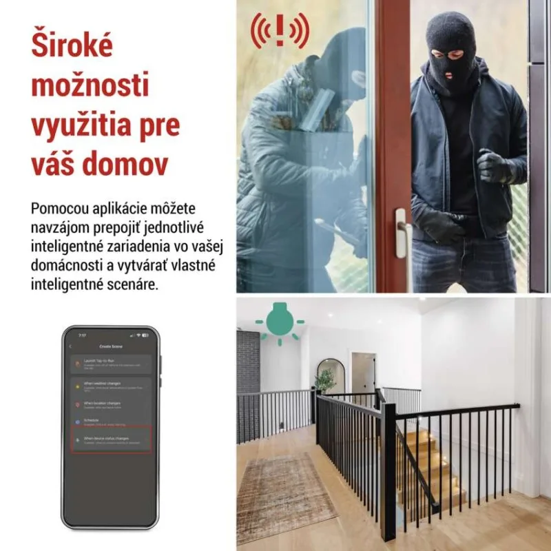 GoSmart PIR senzor (snímač pohybu) IP20, ZigBee – Obrázok 7