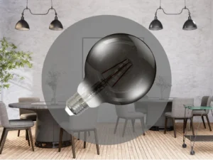 LED dekoratívna žiarovka / filament 4W SMOKE