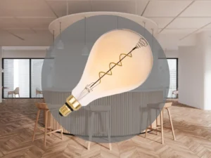 LED dekoratívna žiarovka / filament SPIRAL 4W