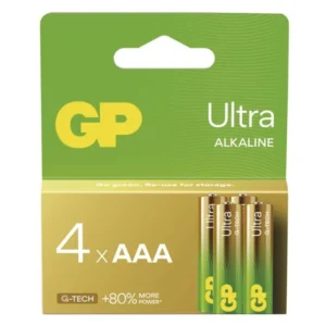 Alkalická batéria GP Ultra LR03 (AAA), 4 ks