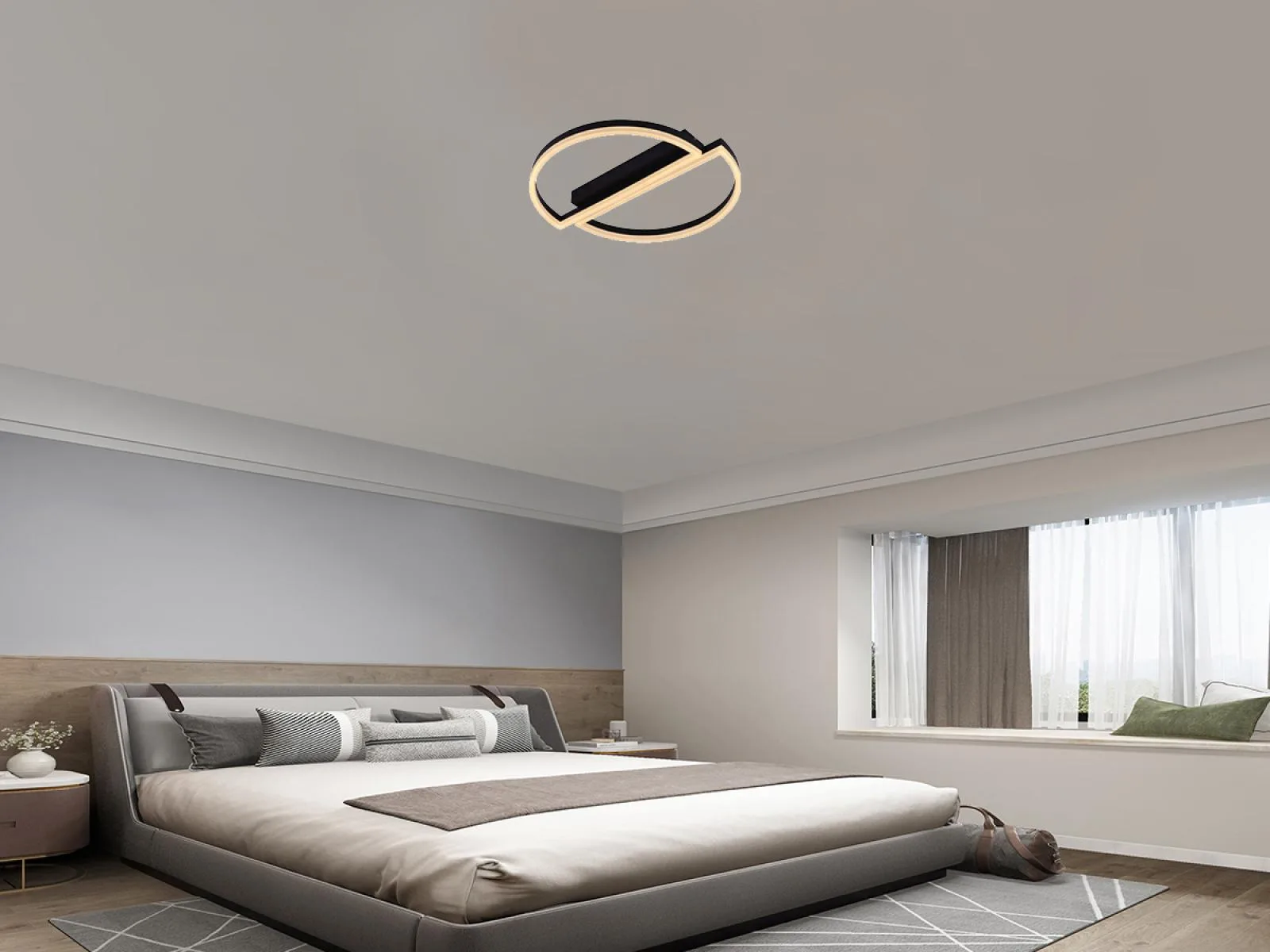 LED stropné svietidlo s diaľkovým ovládačom 55W - J3357/B – Obrázok 9