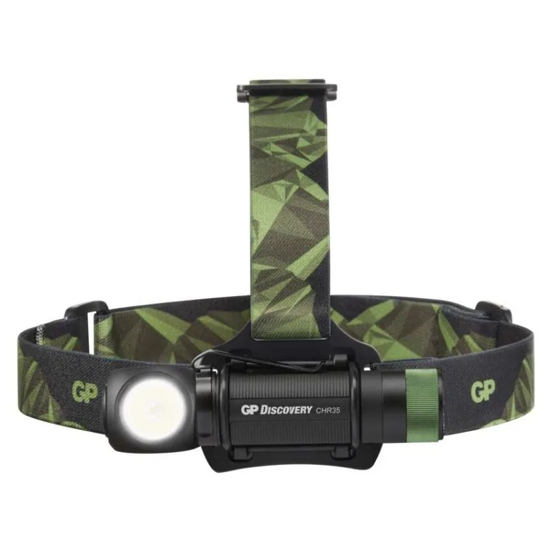 LED nabíjacia čelovka GP Discovery CHR35, 600 lm – Obrázok 9