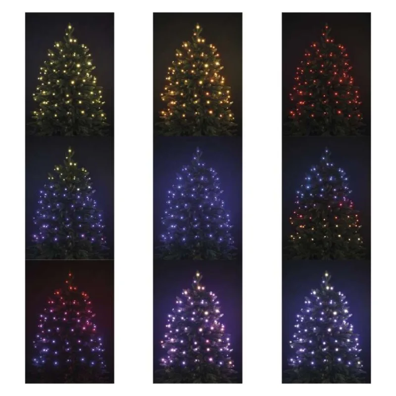 GoSmart LED vianočná reťaz, 12 m, vonkajšia aj vnútorná, RGB, programy, časovač, WiFi – Obrázok 6