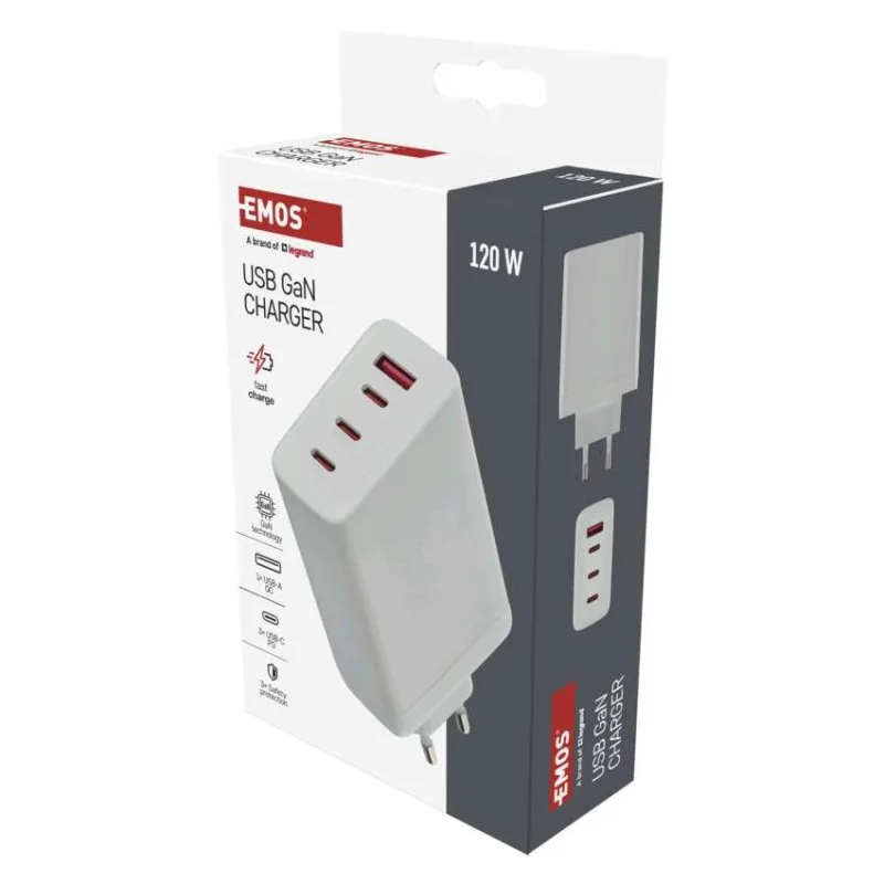 Univerzálny USB adaptér GaN do siete PD 120 W max. – Obrázok 11