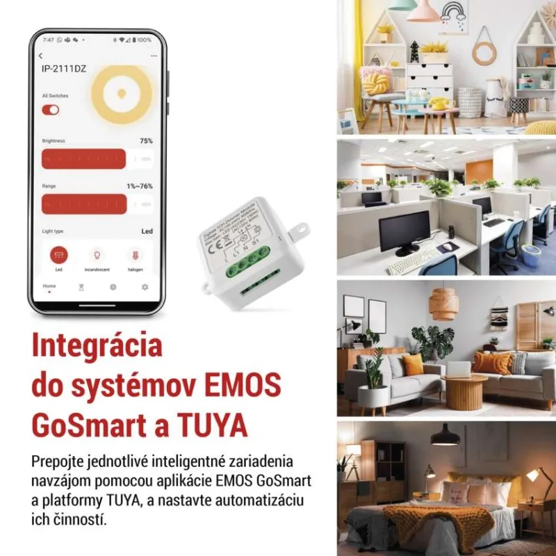 GoSmart modul stmievania IP-2111DZ, ZigBee, 1-kanálový – Obrázok 5