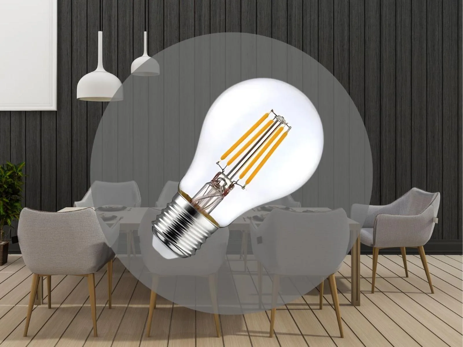 LED žiarovka / filament 6W