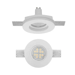 XGESS MINI TRIM. REC. RND. SPOT GU10/PAR16 1x50W max. 230V AC fi.100 IP20 GP WH