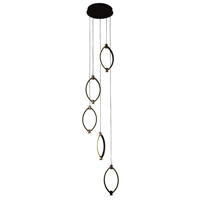 LED závesná lampa + diaľkový ovládač 70W - J4349/BR – Obrázok 4
