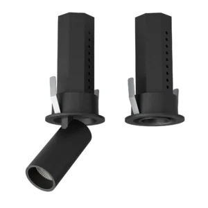 XSKATE RECESSED RETRACTABLE PROJ. 1x6W CRI.90 36dgr UGR<19 IP40
