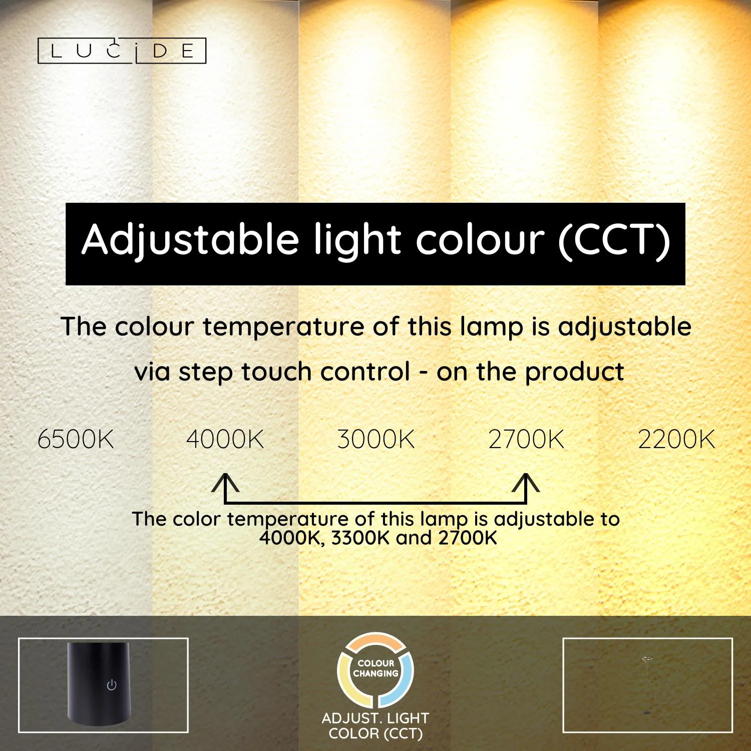 APPLAUSE – Stojaca lampa – Ø 33 cm – Stmievateľné LED – CCT – 2700 K/4000 K – Obrázok 4