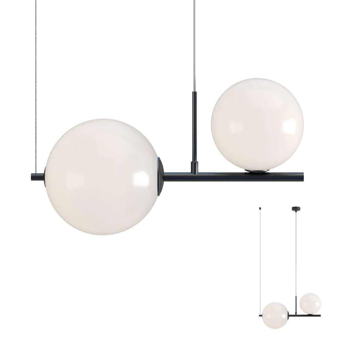 TALIS SU závesné – Ø25 š59 v120 cm – Obrázok 2
