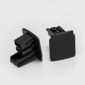 TRACK N 3c END CAP BK