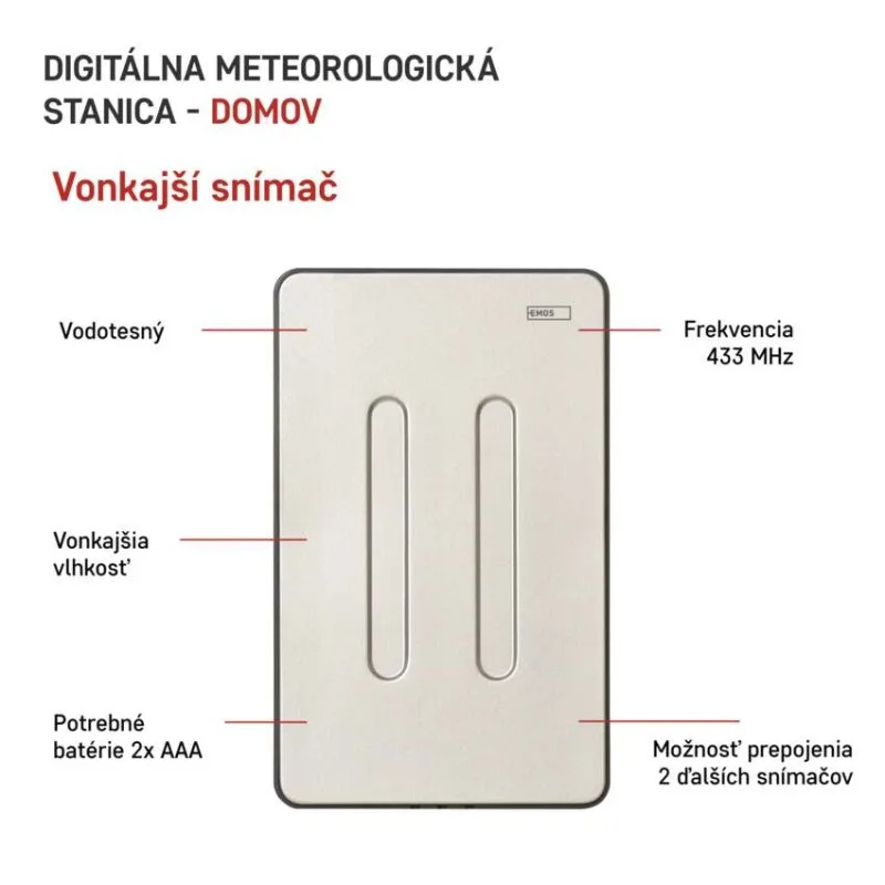 Domáca bezdrôtová meteostanica E6018 – Obrázok 6