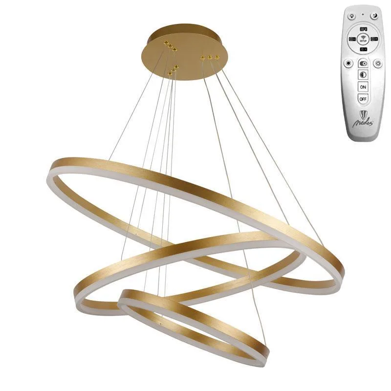 LED závesné svietidlo na lanku + diaľkový ovládač 125W - J4313/G – Obrázok 5