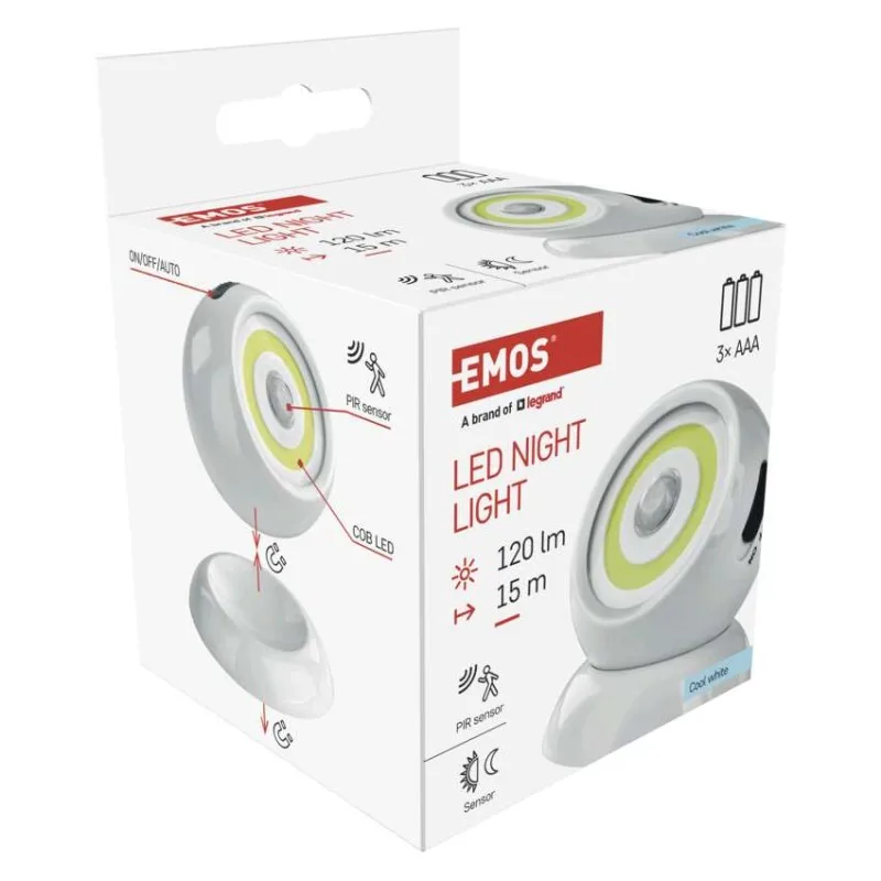 LED nočné svetlo P3324 s pohybovým čidlom – Obrázok 8