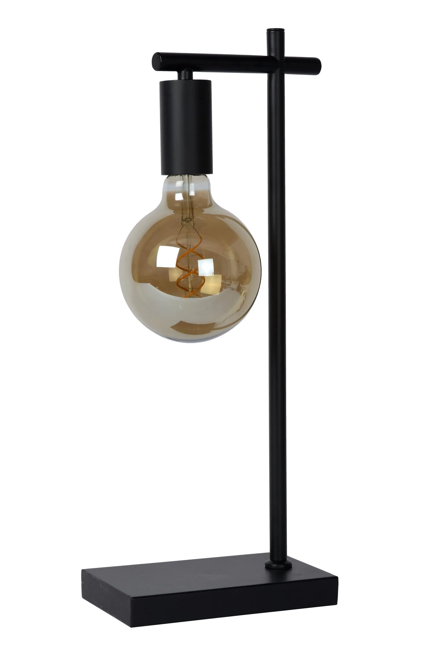 LEANNE - Stolná lampa - 1xE27 - Čierna – Obrázok 2