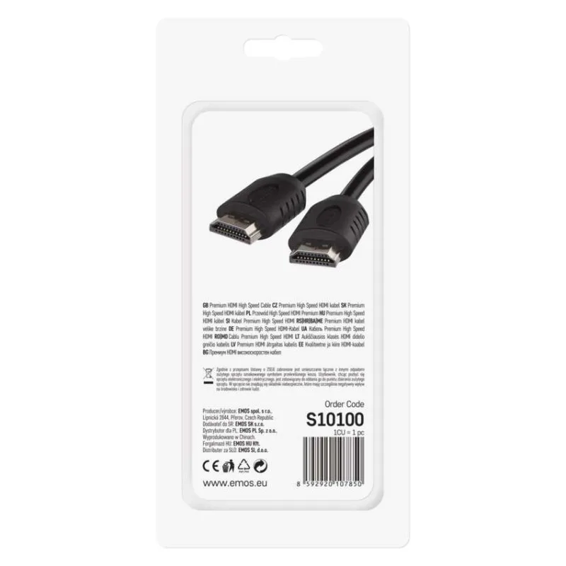 HDMI 2.0 high speed kábel A vidlica – A vidlica 1,5m – Obrázok 5