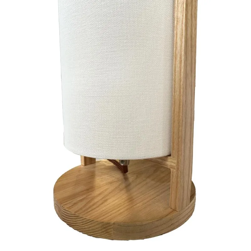 Dizajnová stolná lampa z masívneho dreva E27 / 60W - WRE171 – Obrázok 7