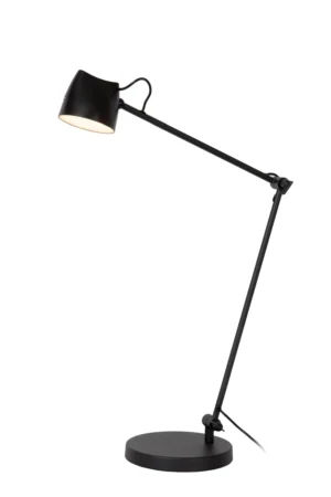 MILNE – Stojacie čítacie svietidlo – LED s reguláciou jasu – 1x8 W, 2700 K – čierne