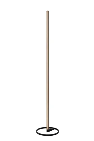 BRAGA – Stojaca lampa – Ø 30 cm – LED s reguláciou jasu – CCT – 1x22 W 2700 K/4000 K – Kávová | Premium