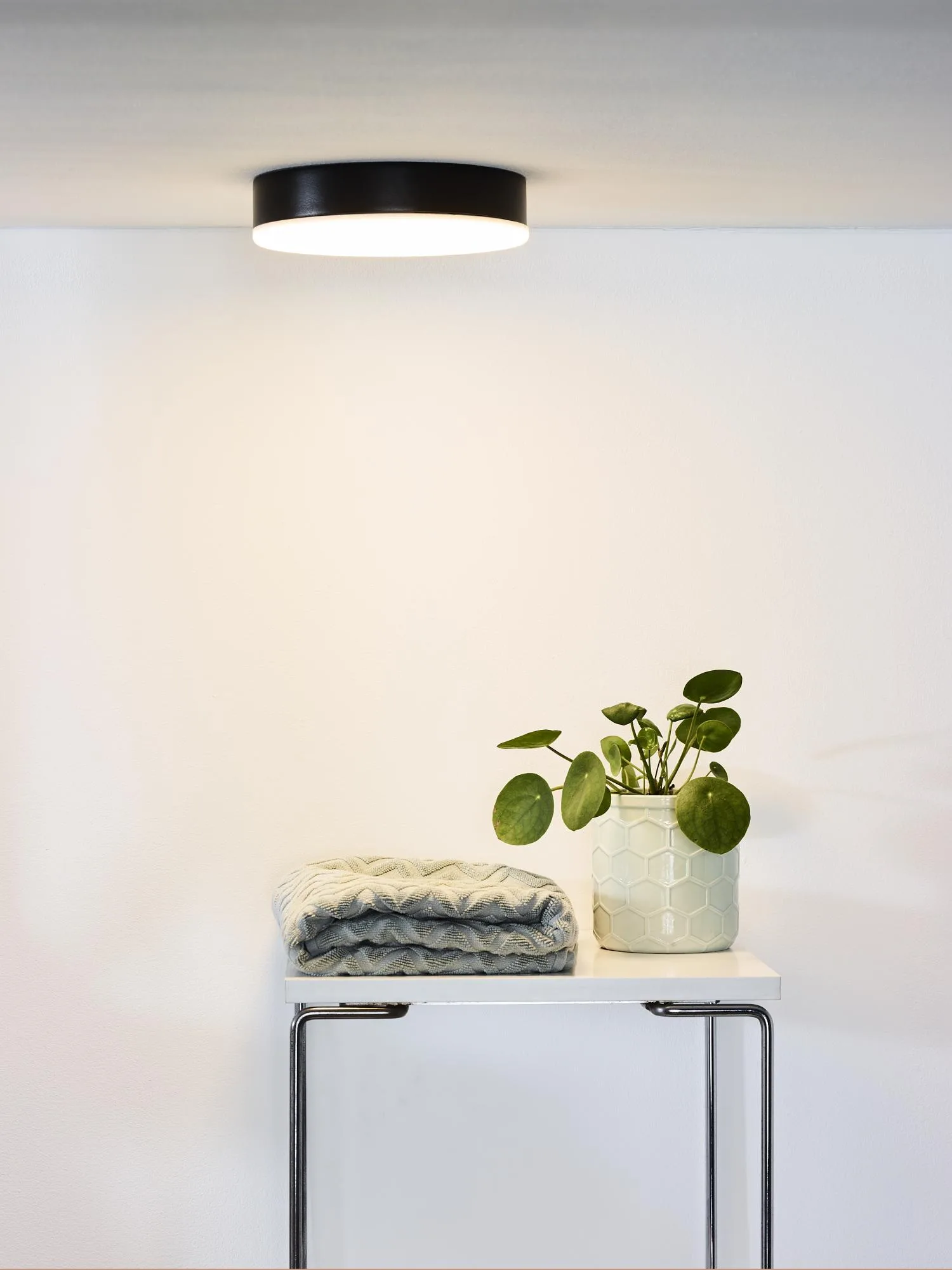 CERES-LED – Stropné svietidlo do kúpeľne – Ø 21,5 cm – LED s možnosťou stmievania – 1x30 W, 3000 K – IP44 – Obrázok 4
