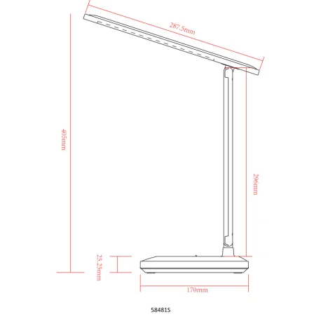 LORNA – Stolná lampa – Obrázok 9