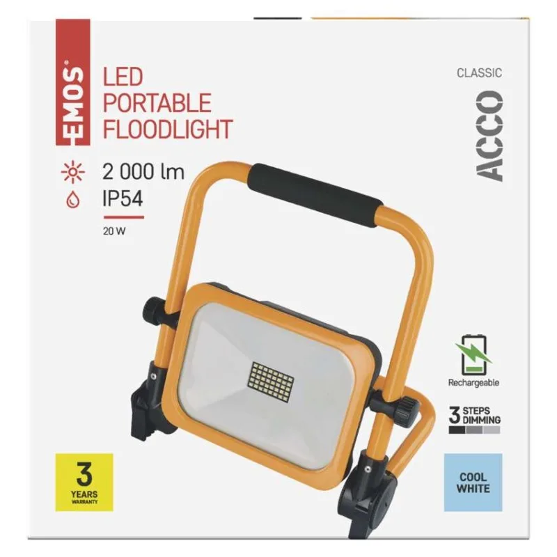 LED reflektor ACCO nabíjací prenosný, – Obrázok 31
