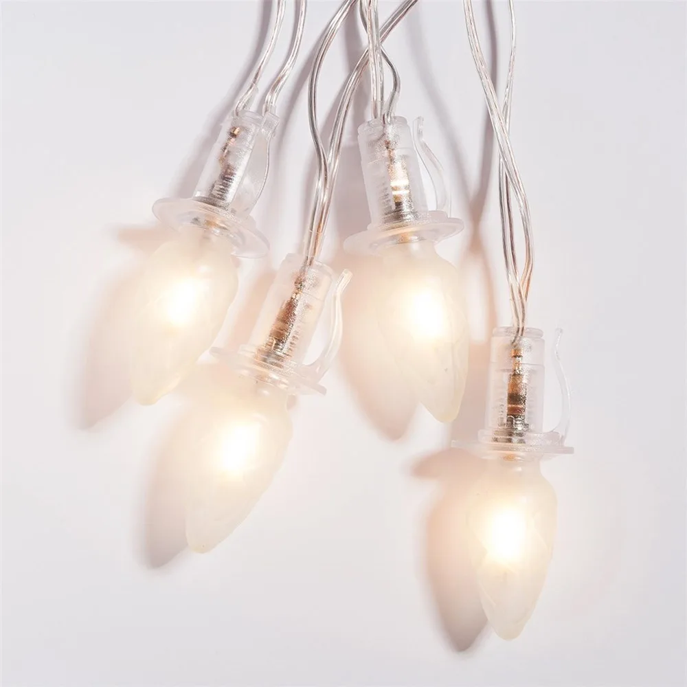 Vonkajšia sada LED Filament „Šiška“ – biela, s možnosťou predĺženia, priehľadné káble + napájací transformátor – Obrázok 10