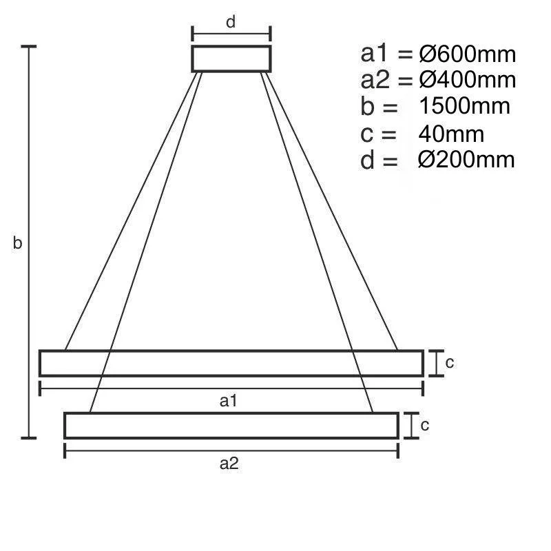 LED závesné svietidlo + diaľkový ovládač 30W - J4359/G – Obrázok 11