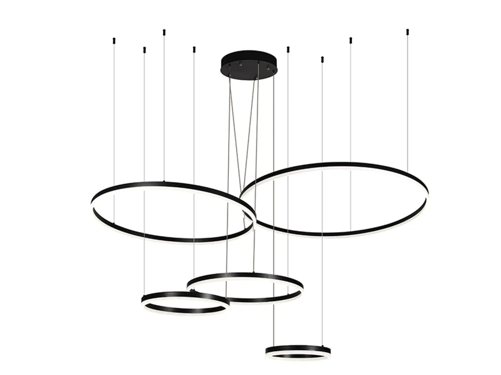 LED závesné svietidlo s diaľkovým ovládačom 220W – Obrázok 24