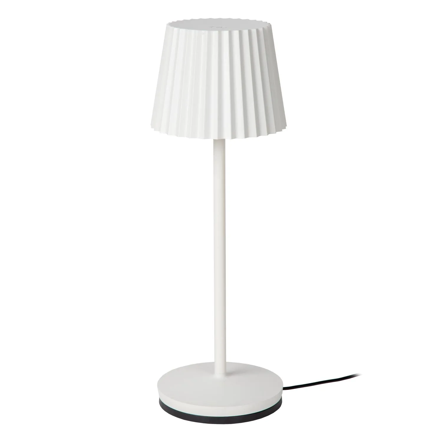 JUSTINE – Nabíjateľná stolná lampa do interiéru/exteriéru – Akumulátor – Stmievateľné LED – 1x2 W, 2700 K – IP54 – S bezdrôtovou nabíjacou podložkou – Čierna – Obrázok 6