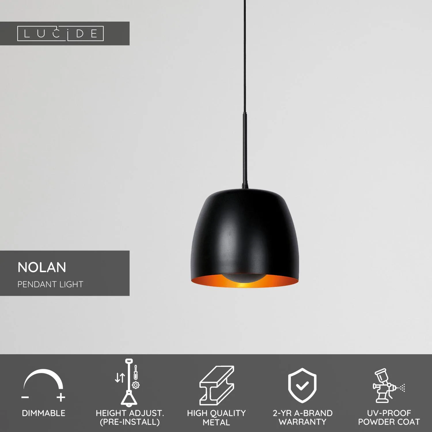 NOLAN – Zavesené svietidlo – Obrázok 3