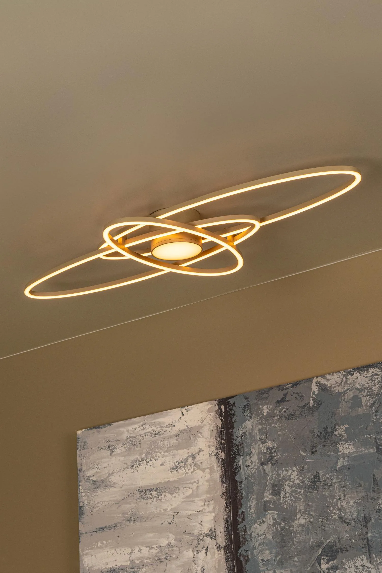 GALACTICA - Zapustené stropné svetlo - LED tlmené. - CCT - 1x60W 2700K/4000K - Taupe | Essential – Obrázok 5