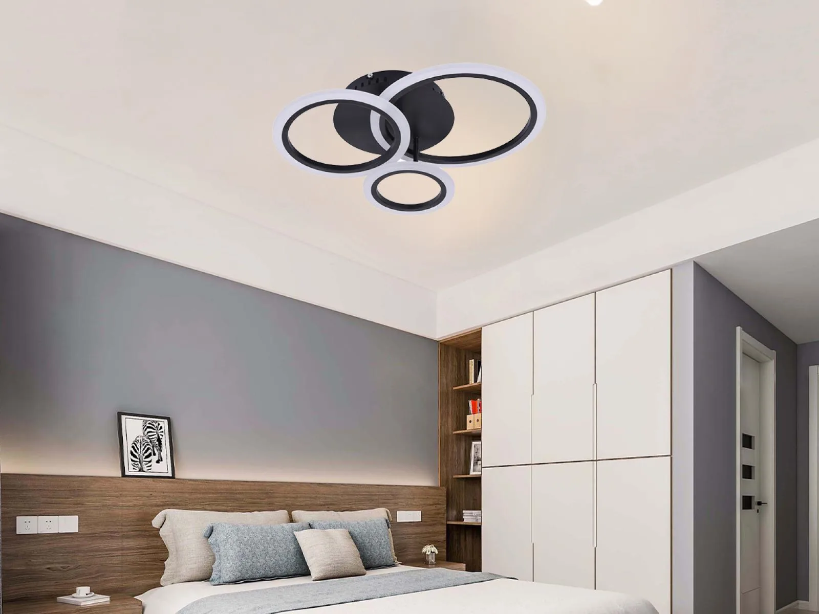 LED stropná lampa + diaľkový ovládač 40W - J3340/B – Obrázok 3