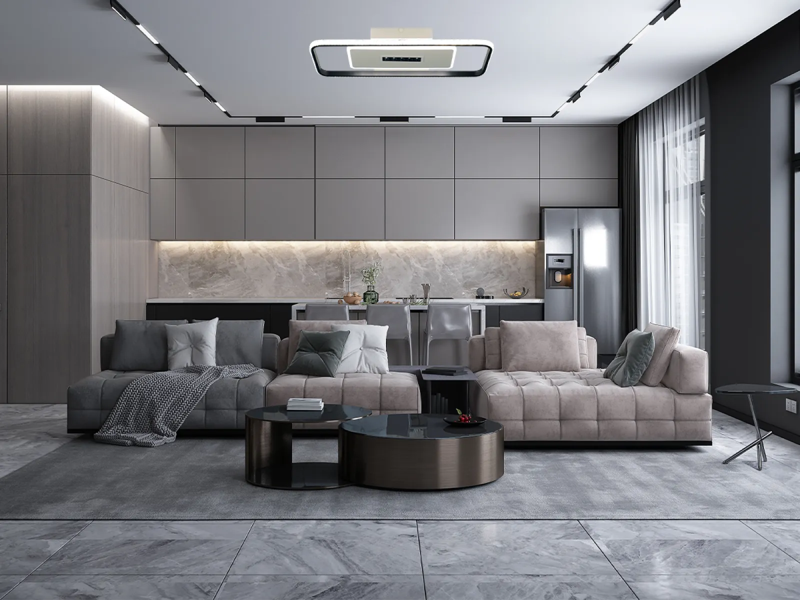 LED stropné svietidlo s diaľkovým ovládačom 75W - TA1331/WB – Obrázok 8