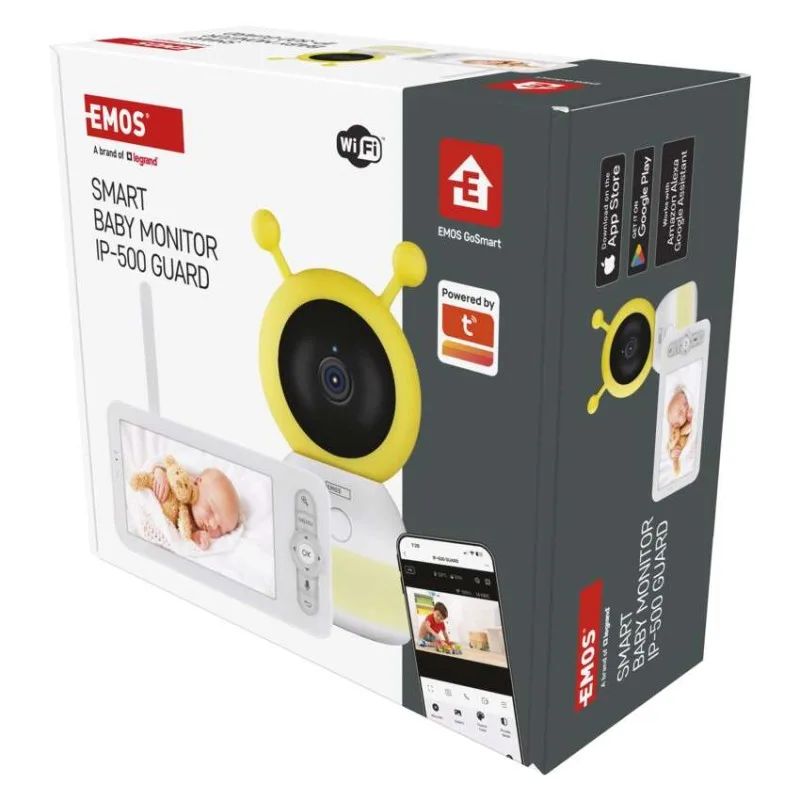 GoSmart Otočná detská opatrovateľka IP-500 GUARD s monitorom a WiFi – Obrázok 3