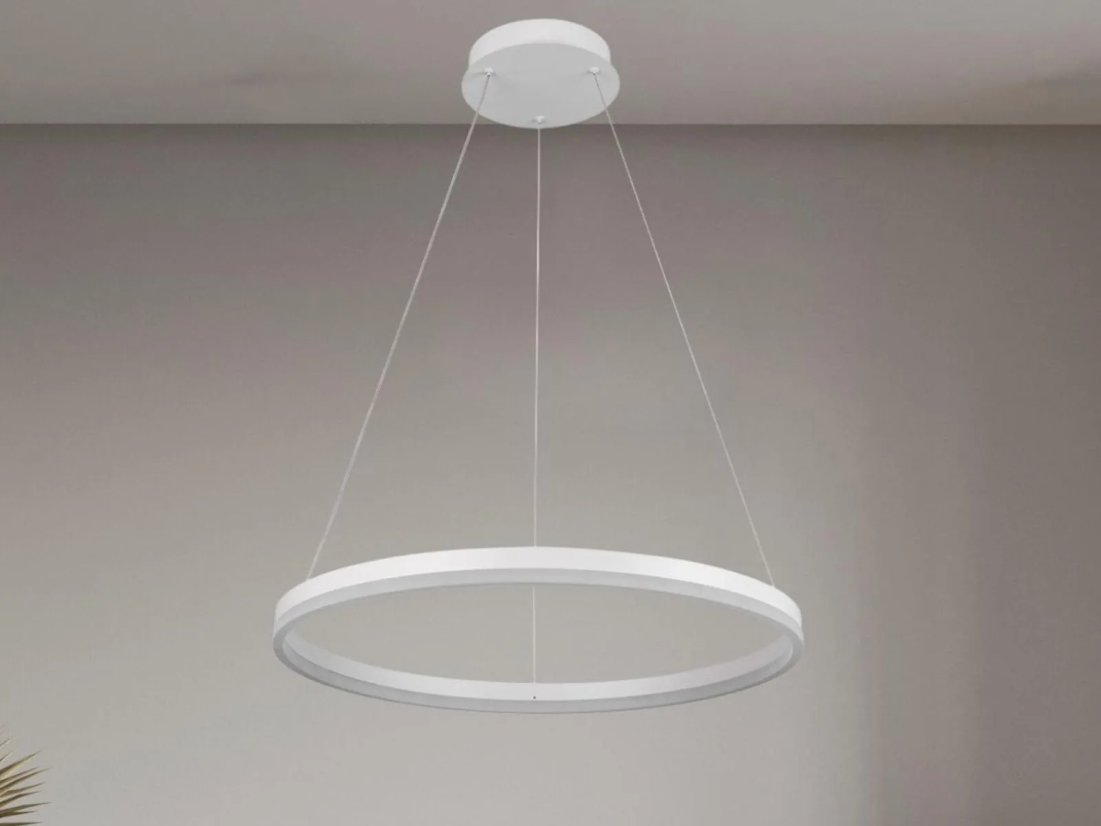 LED závesná lampa na lanku + diaľkový ovládač 42W - J4308/W