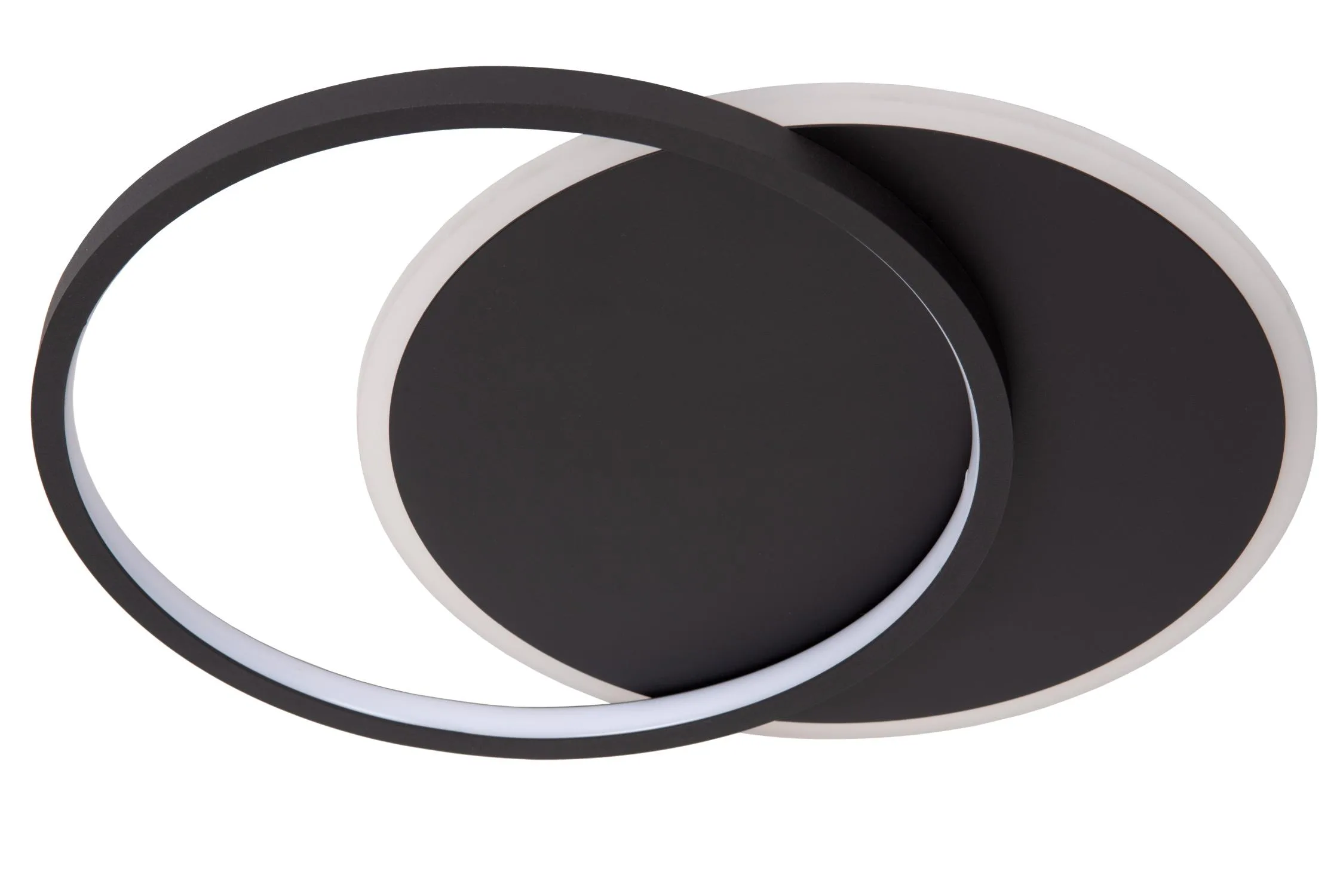 AXELLE – Stropné svietidlo na montáž do roviny – Ø 29,5 cm – LED s 3-stupňovým stmievaním – 1x24 W, 2700 K – čierna – Obrázok 2